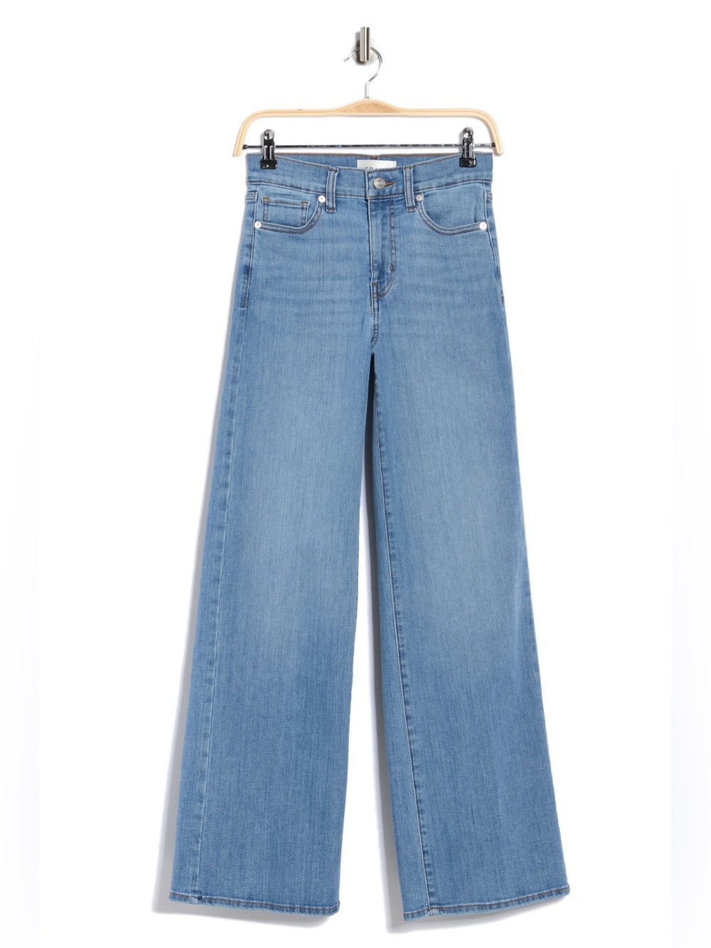 NWT Frame Denim Light Blue High Rise Wide Leg Jeans in Luma 25 $248